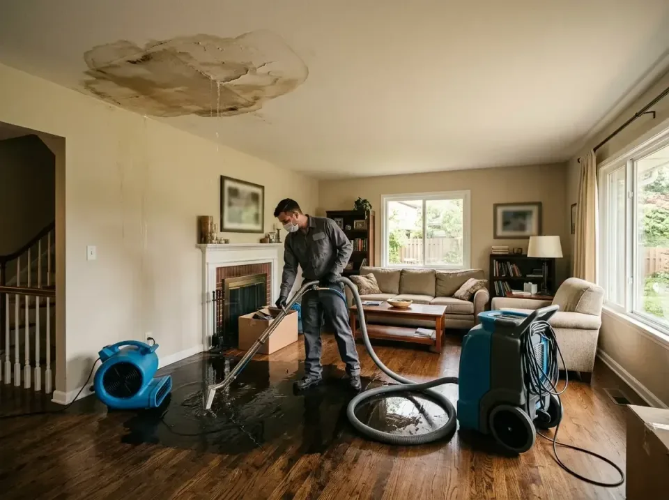 attic-pipe-burst-ceiling-drip-008 — frequently asked questions, Water Damage Restoration & Carpet Care in Wyandanch, NY